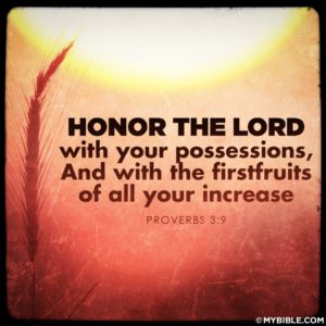 Proverbs-3-9 Honor The Lord